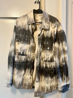 Tie Dye Utility Overshirt Jacket