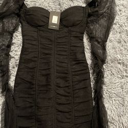 Brand New Black Body Con Dress 