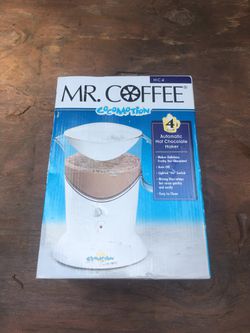 MR COFFEE Cocomotion 4 Cup Automatic HOT CHOCOLATE MAKER Machine HC4 for  Sale in Lake Worth, FL - OfferUp