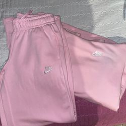 Pink Nike suit 