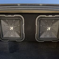 Two 12” Kicker L7 Comp Q