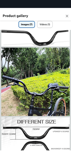 Bucklos mountain bike MTB handlebars 25.4 /31.8 mm 20/30/50/90/100/120/160 mm rise MTB aluminum alloy handlebar 720/780mm extra long bicycle riser han