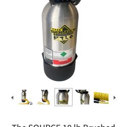 The SOURCE 10 lb Co2 Tank Cylinder Off road Tire Inflater System
