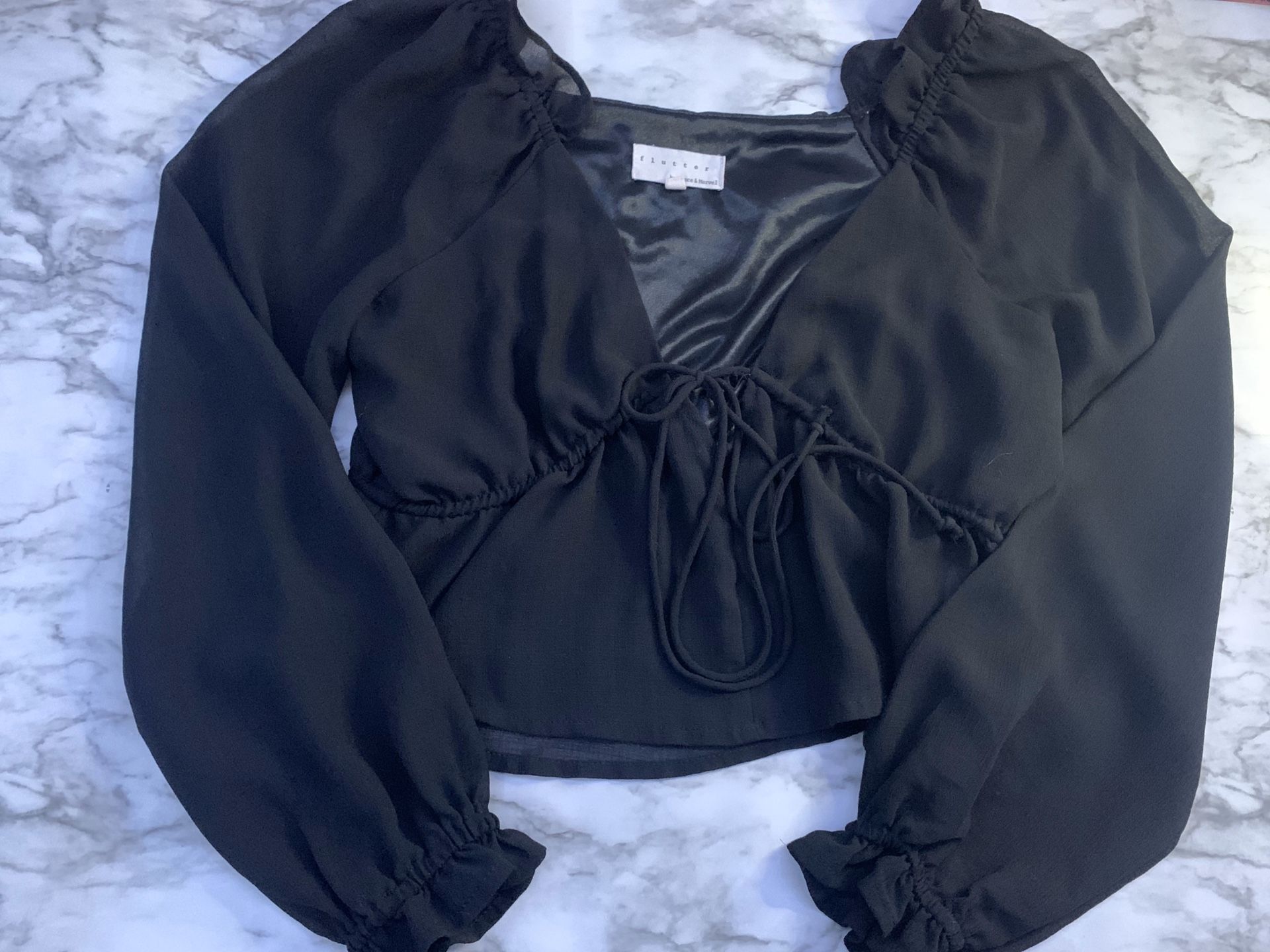 Black Go Out Top size S