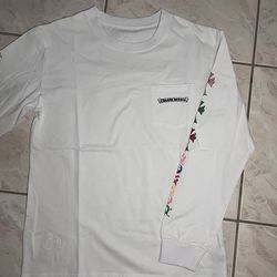 White Chrome hearts longsleeve M