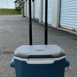 Blue Coleman Wheeled Insulated Chest Cooler 