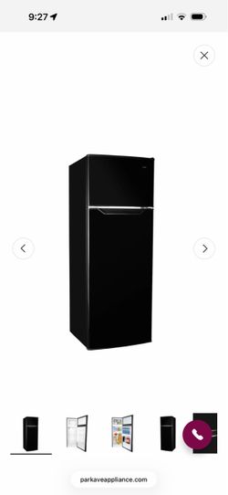 Danby fridge 7.4 cu.ft black