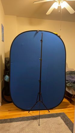 Large Collapsible Green Screen with Stand