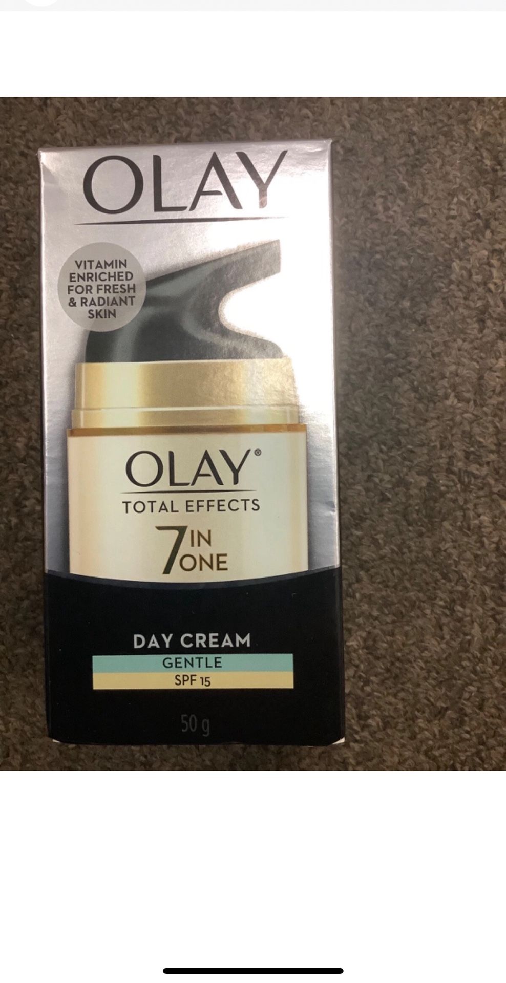 2*Olay Total Effects 7 in 1 SPF 15 Anti-Aging Day/Gentle Cream - 1.7oz 50ml Olay Face Moisturizer Cream - 1.7oz.