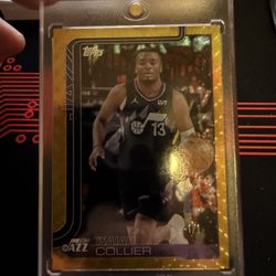 2025 Topps 1/1 Gold Isaiah Collier Utah Jazz 