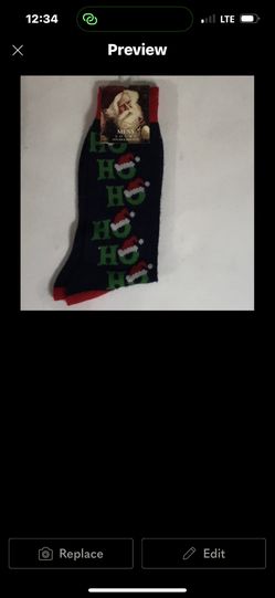 Men’s Christmas Ho Ho Socks Size 10-13 Holiday Xmas