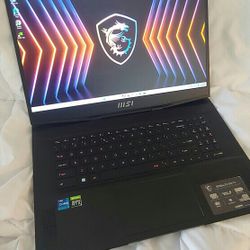 MSI STEALTH GS77 17" GAMING LAPTOP INTEL CORE i7 16gb Ram 1tb Ssd Windows 11 Working Fine 