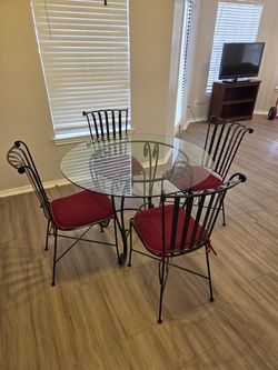 Table and chairs