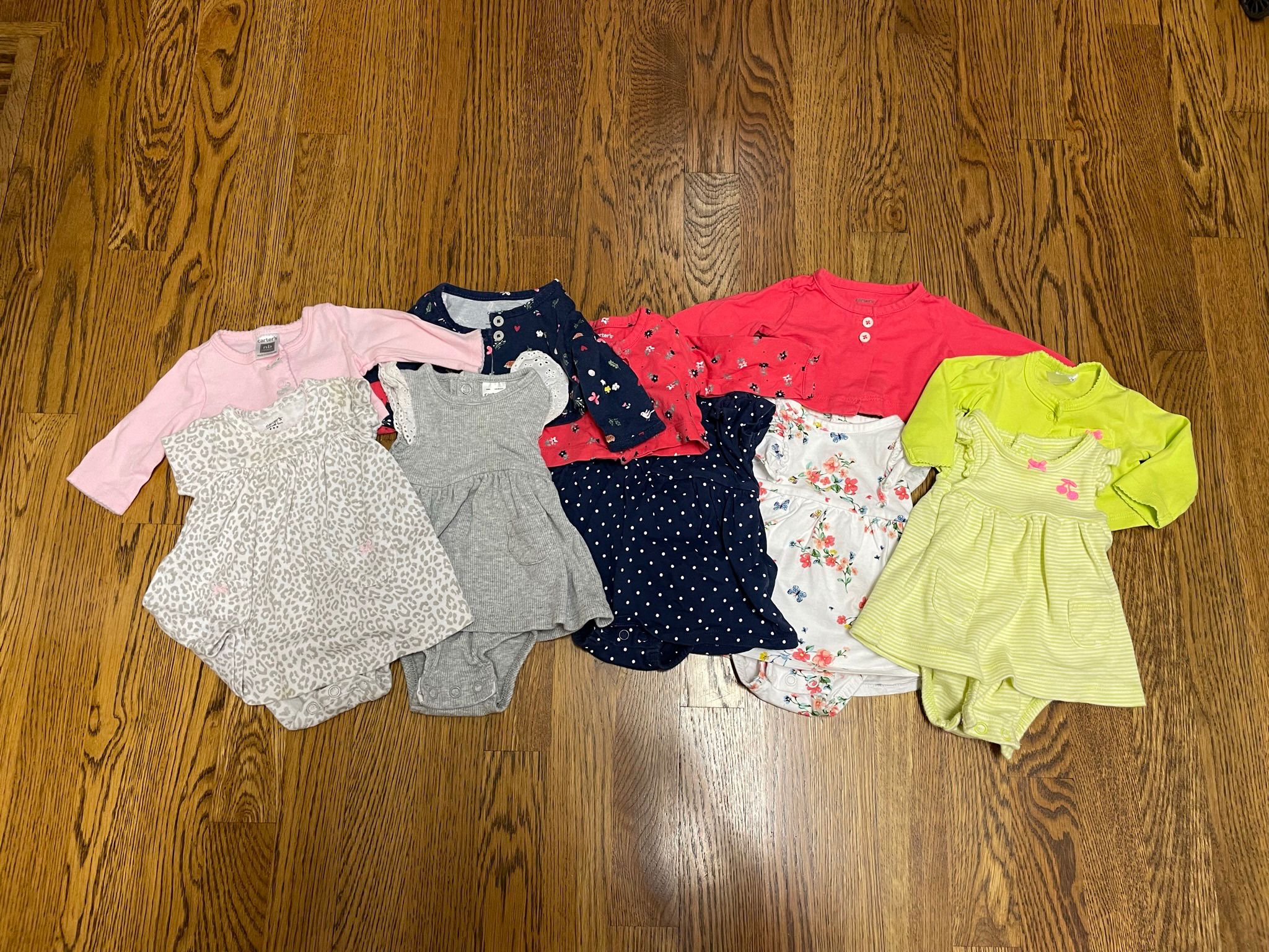 Carters New Baby Girl Dresses With Cardigans