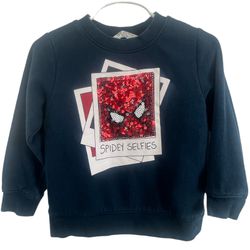 Disney Marvel Spider-Man Sequence Sweater Girls 2-3 Yrs 