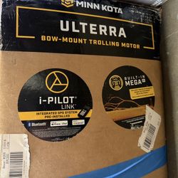 New Trolling motor: Minn Kota ULTERRA 80 MDI i-Pilot Link, 45-inch shaft - still in box