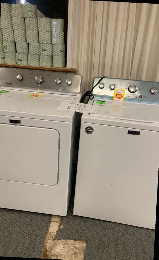 NEW MAYTAG WASHER AND  DRYER MVWC565FW MEDC465HW 🌟