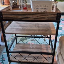 Rustic Bar Cart