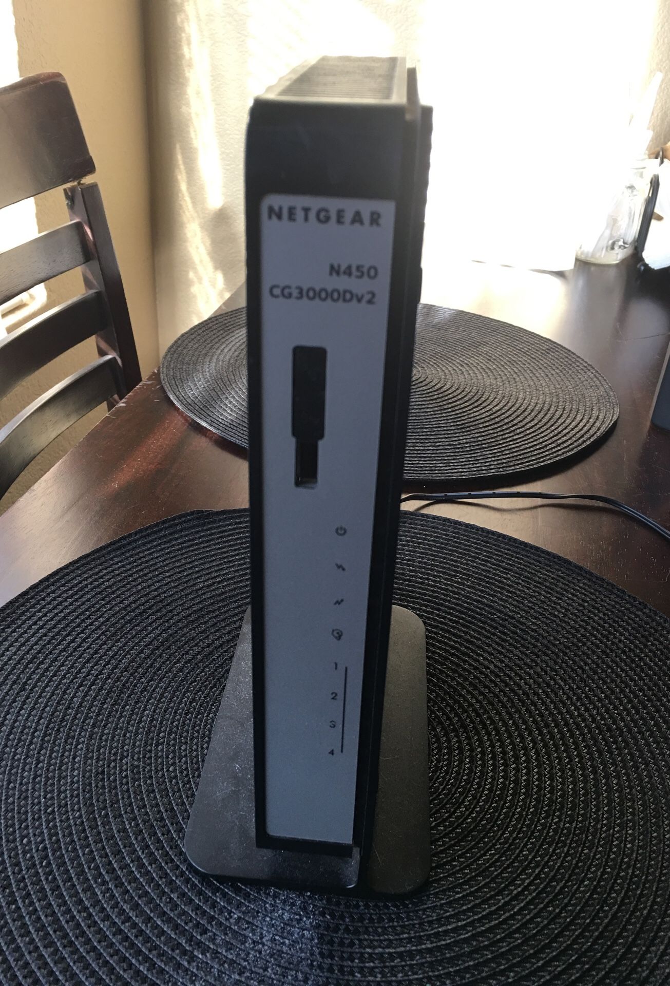 Netgear cable modem and router