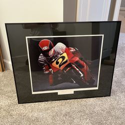 Randy Mamola MotoGP Limited Run Print 33/150