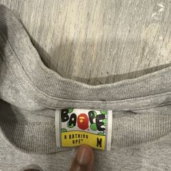 Bape Zip Up T Shirt