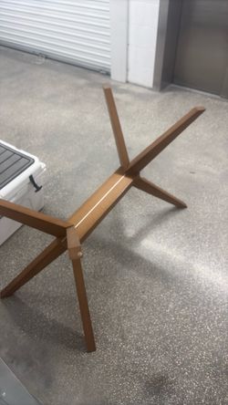 West elm x shaped table frame