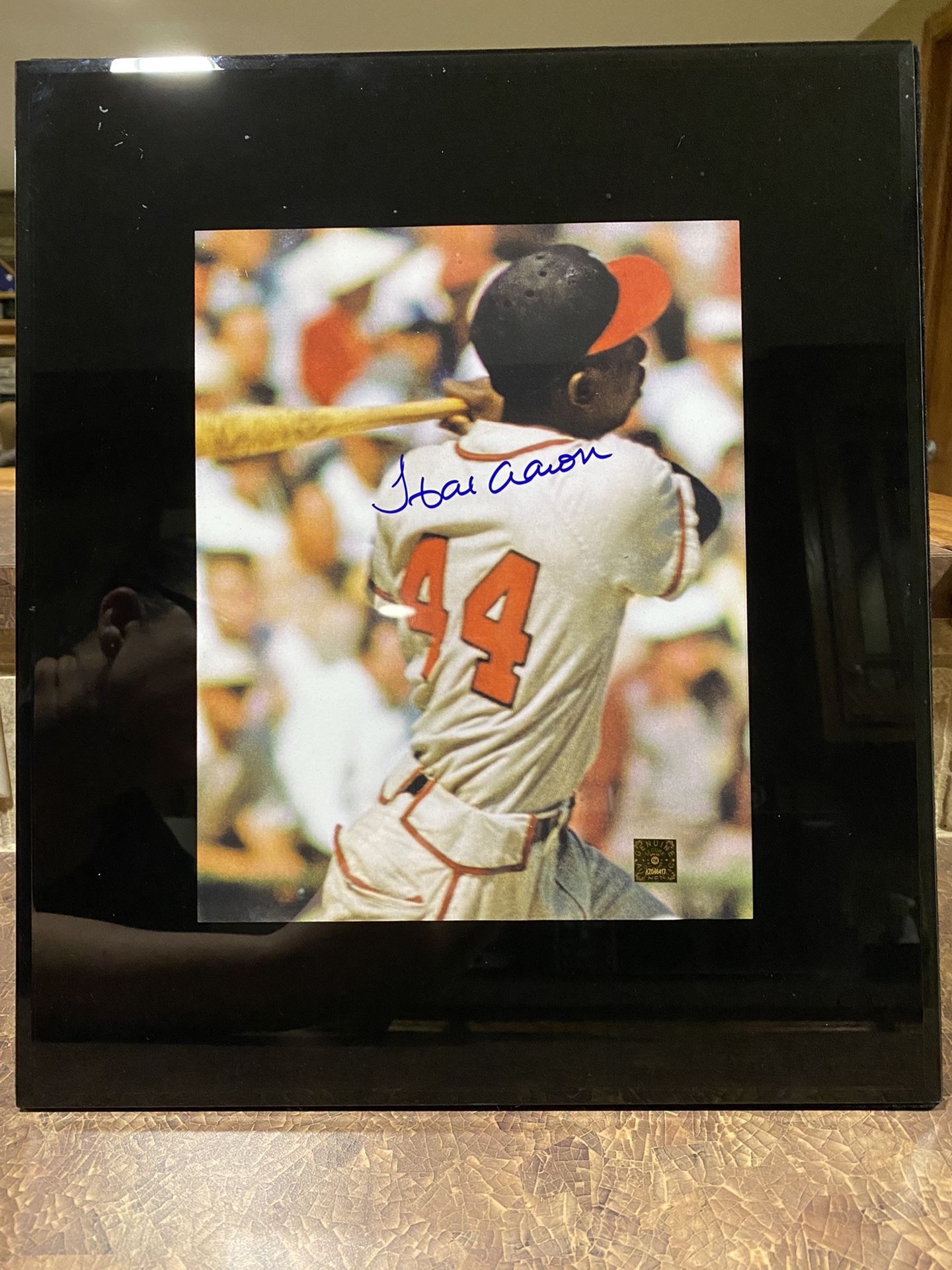 Hank Aaron Autographed Photo
