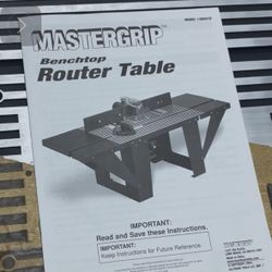 Maatergrip Benchtop Router Table