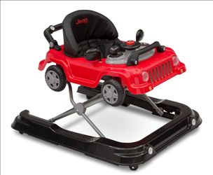 Jeep Classic Wrangler 3-in-1 Grow with Me Walker by Delta Children, Red
