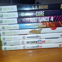 Xbox 360 Video Games Football, Workout, Rpg Kids