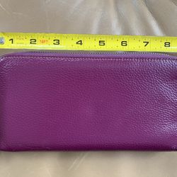 Purple Clutch Wallet