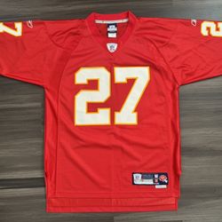 Vintage Reebok Stitched Kansas City Chiefs Larry Johnson #27 Jersey Sz M +2