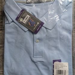 Members Mark men's stretch polo XXL Light Blue