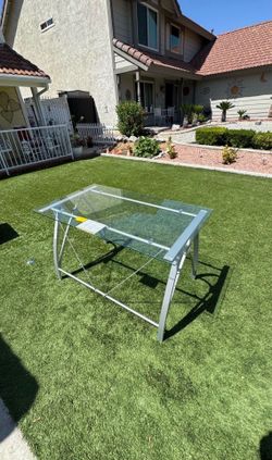 Glass Computer Desk (Perfect Condition)  $100