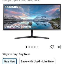 SAMSUNG 34-Inch Ultrawide Gaming Monitor