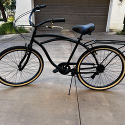 Beach Cruiser 7-speed Bike