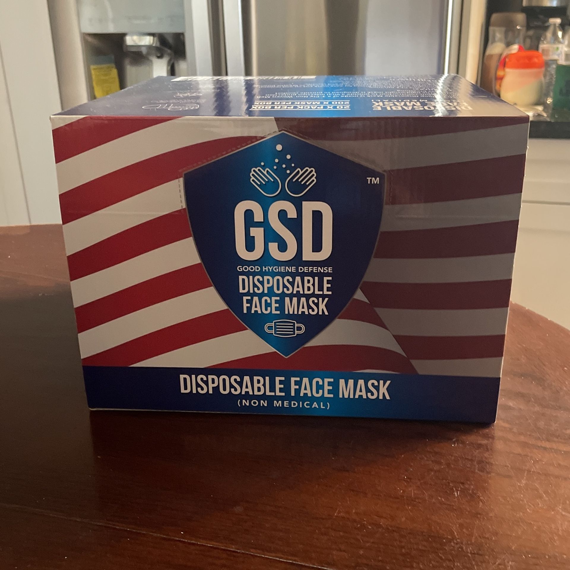 GSD Disposable Face Mask (Non Medical) 200 Pcs Total