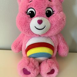 Pink Rainbow Care Bear 