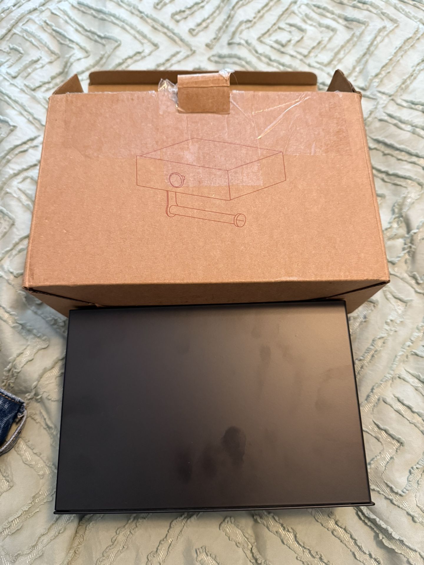 Toilet Paper Holder with Shelf