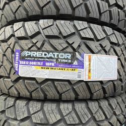 17” Predator New Mutant X-AT Size 35 x 12.50 R17 TiresBrand New 