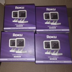Roku Indoor Wired Security Camera 2 Pack
