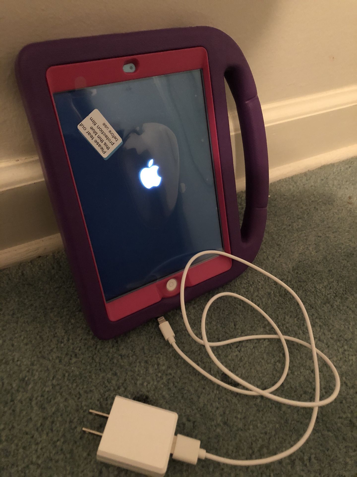 1st Gen iPad mini w/ charger & case