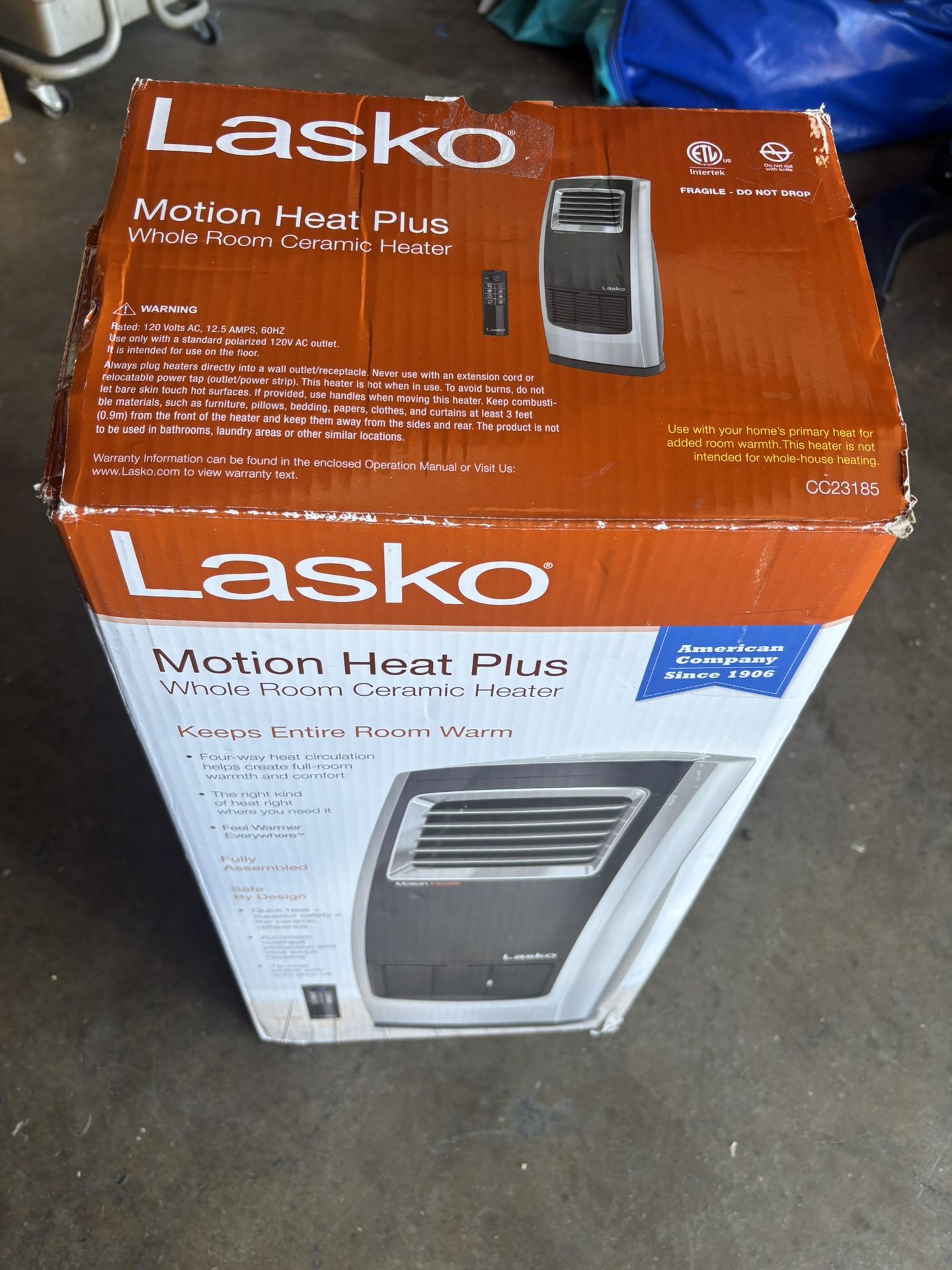 Lasko Motion Heat Plus