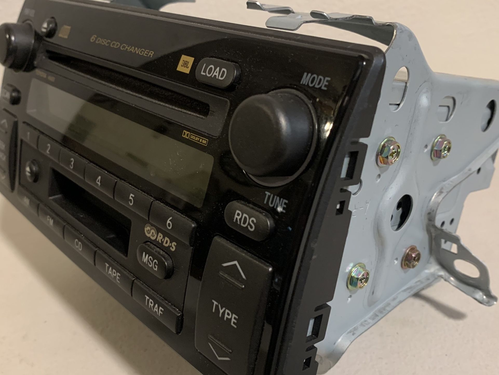 OEM 02-06Toyota Camry JBL RDS Radio 6 CD Disc Changer MP3 Player Stereo Receiver Unit