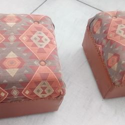 2 Matching Antique Ottoman  $89 Both.