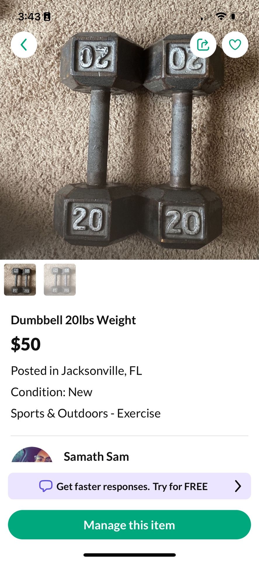 Dumbbells