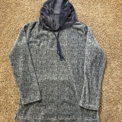 Sleepyhead Plush Funnel Fleece Neck Pullover Shirt Womens Size Large