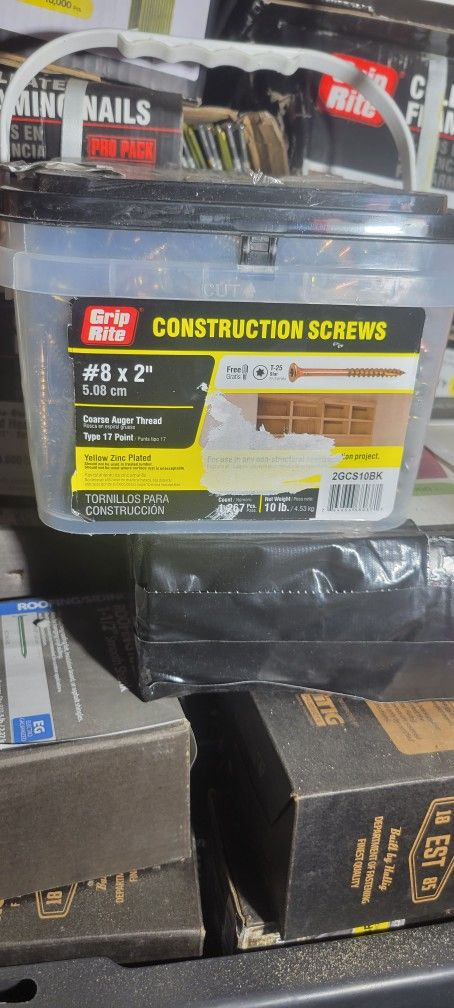 10 Pound Box of Interior Construction Screws