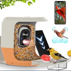 Bird Feeder Camera Wireless Solar Powered 2.5K
