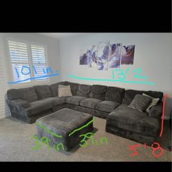 Mammoth 3 Piece Sectional Couch
